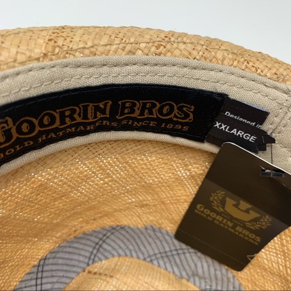 Goorin Bros Hat Straw Fedora Coolridge - Picture 6 of 8
